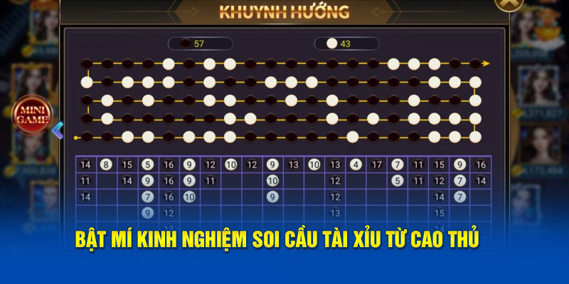 Bật mí kinh nghiệm Soi cầu tài xỉu từ cao thủ