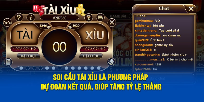 Soi cầu tài xỉu là phương pháp dự đoán đáp án, giúp tăng tỷ lệ thắng